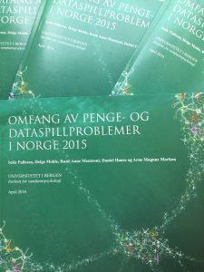 Omfang av penge- og dataspillproblemer i Norge 2015